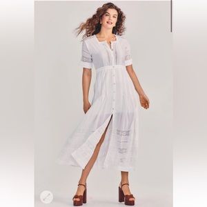 NWT Loveshackfancy Edie Midi Dress